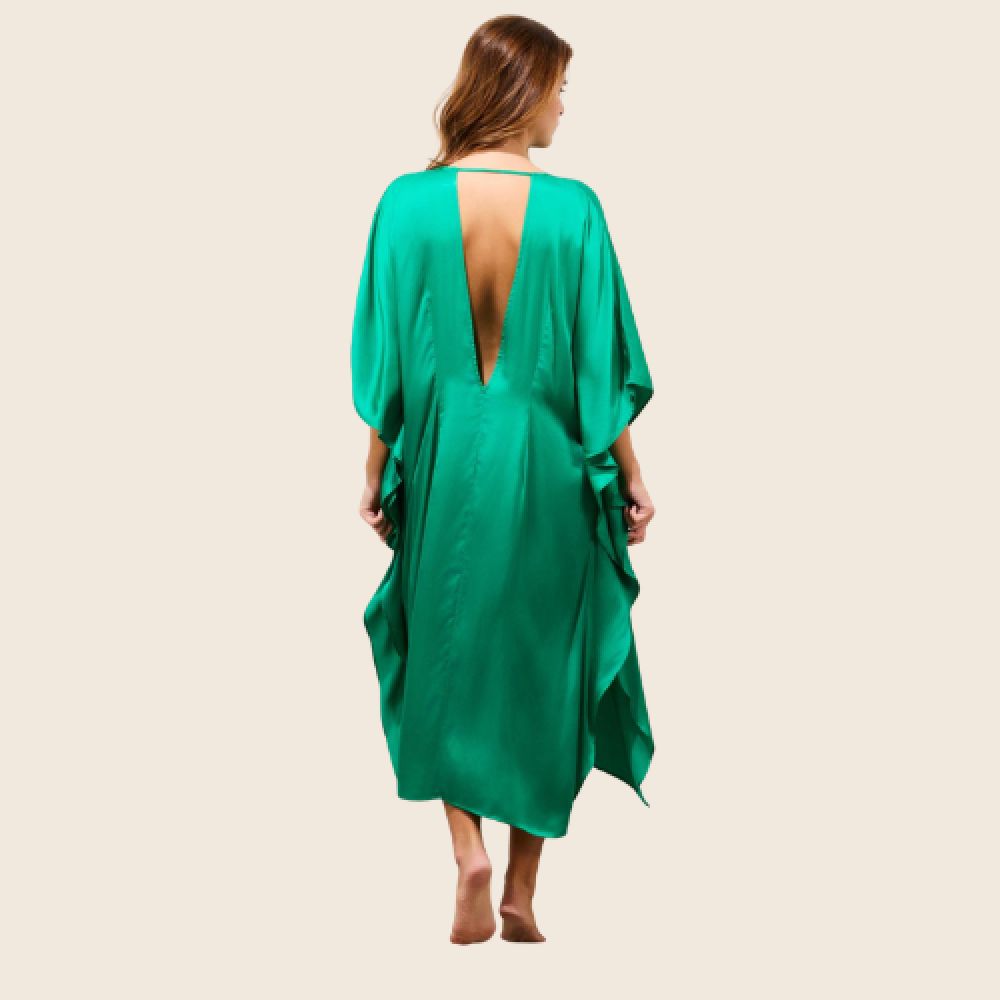 KARMA KOMA E26 Serge Long Dress Mint – Image 2