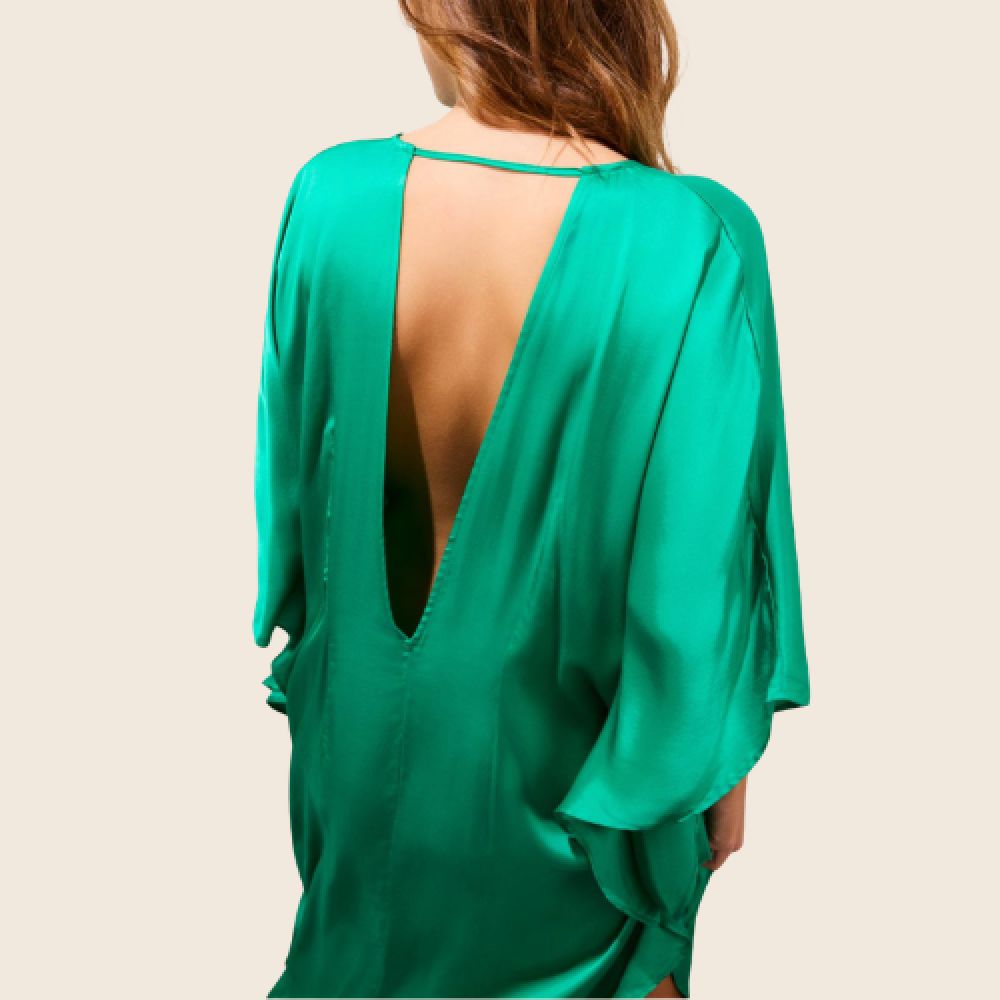 KARMA KOMA E26 Serge Long Dress Mint – Image 4