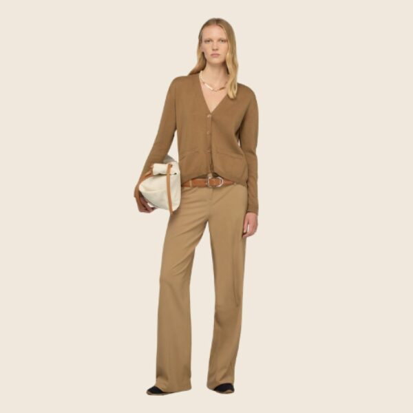 SEMICOUTURE E26 Cardigan Juta-Cot Rigato