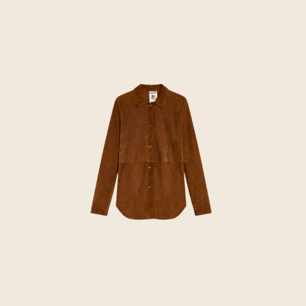 SEMICOUTURE E26 Chemise Nocciola – Image 2