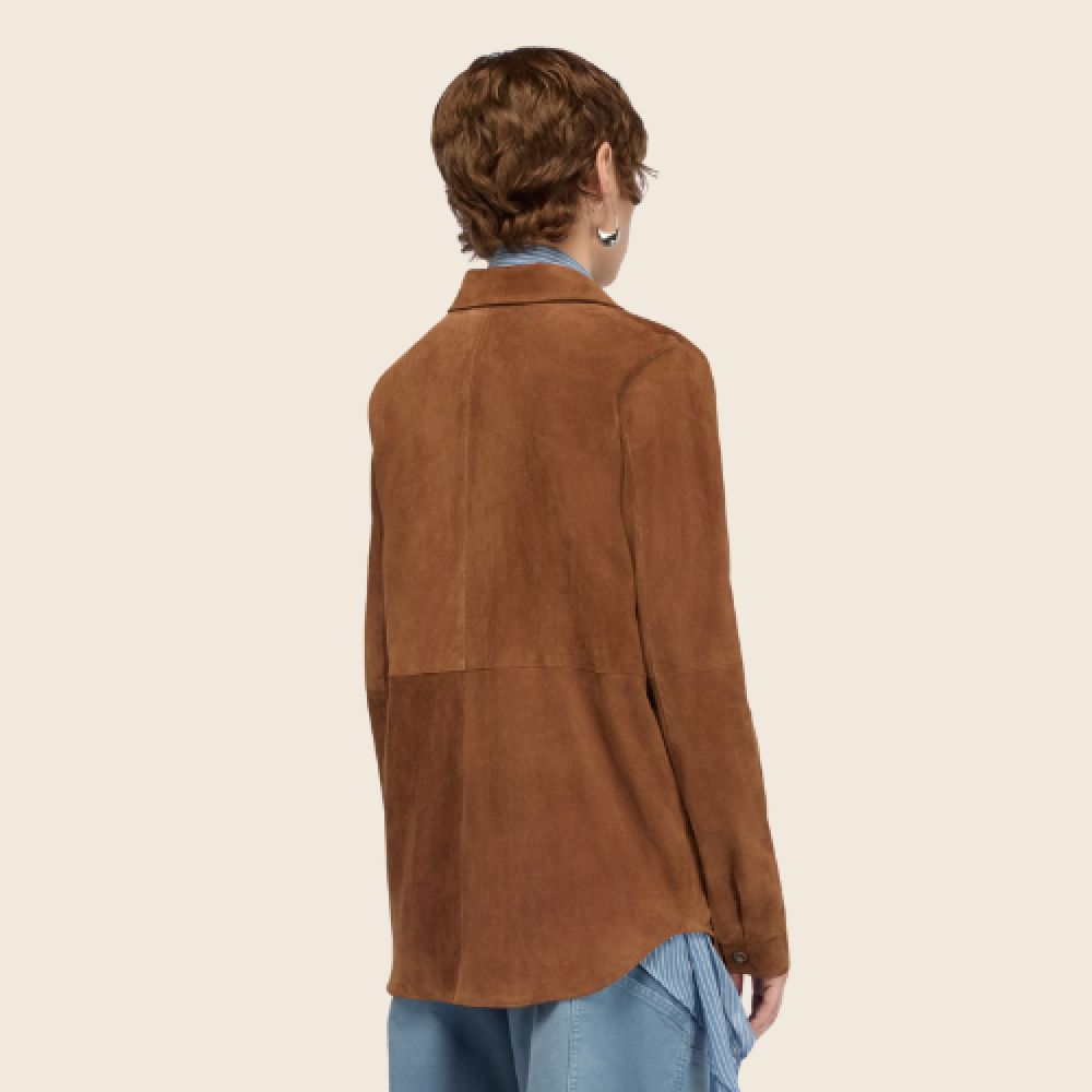 SEMICOUTURE E26 Chemise Nocciola – Image 4