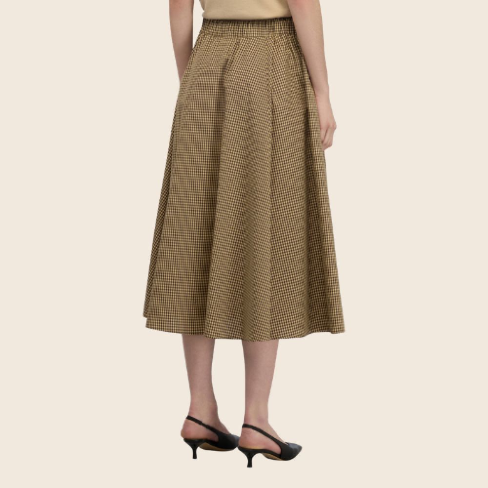 SEMICOUTURE E26 Jupe Micro Quadretto – Image 3