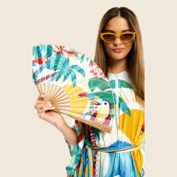 WILD E26 Eventail Hawai Bleu