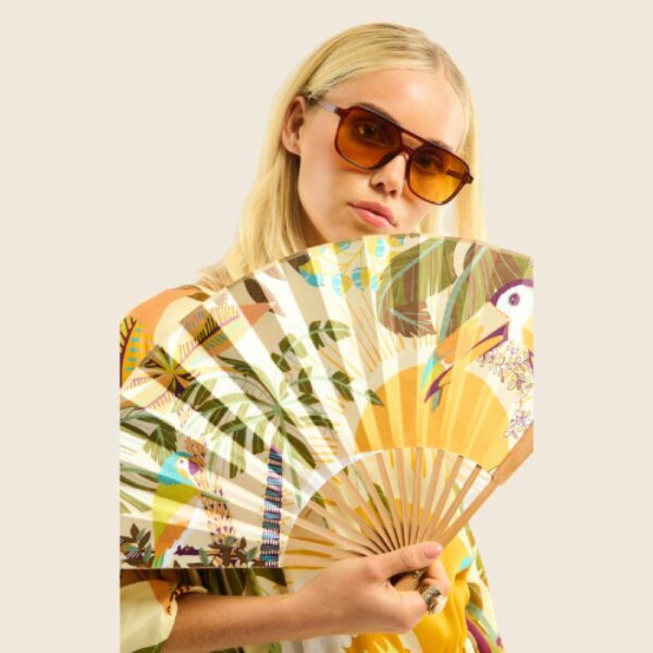 WILD E26 Eventail Hawai Jaune